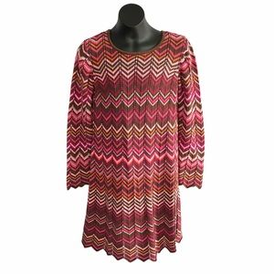 Hanna Andersson Chevron Knit Dress SZ 150